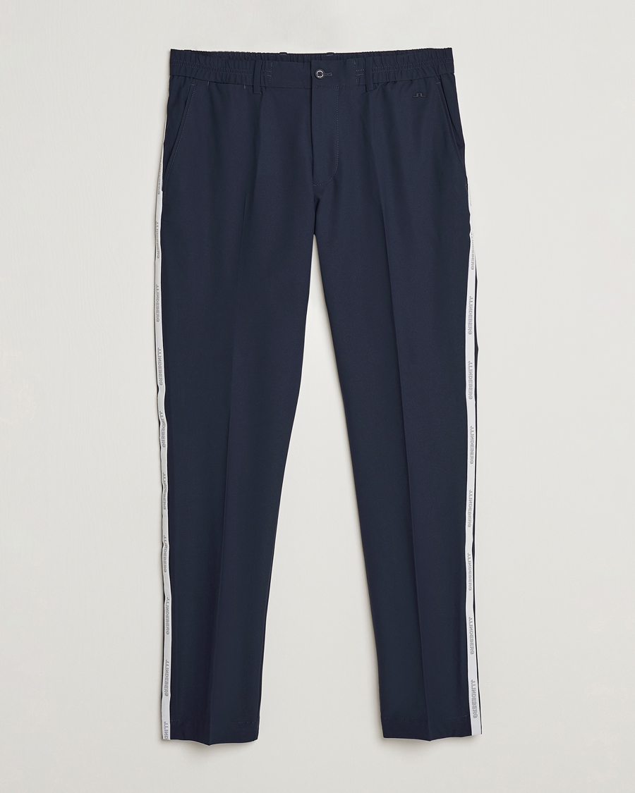 Herren | Hosen | J.Lindeberg | Stuart Stretch Stripe Golf Trouses Navy