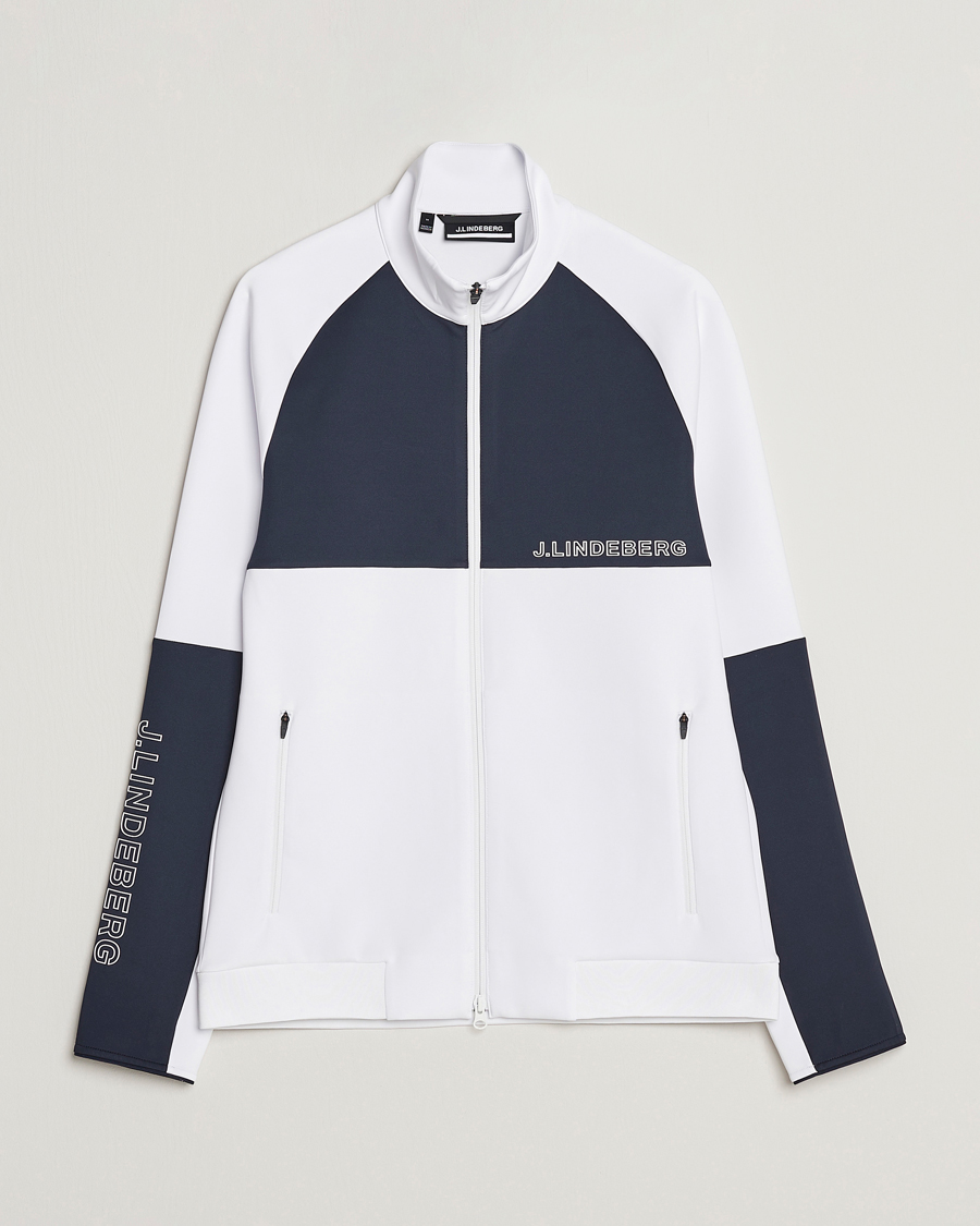 Herren | Jacken | J.Lindeberg | Lazarus Mid Layer Full Zip White
