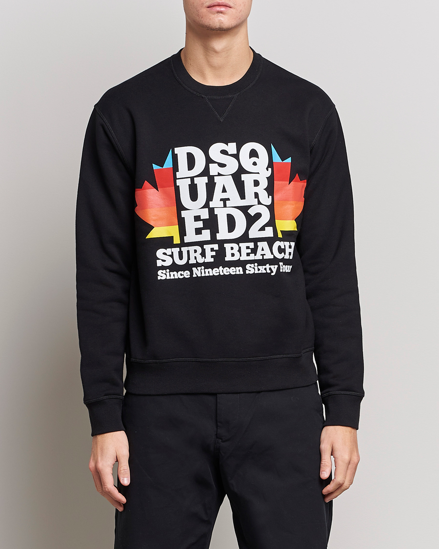 Herren | Dsquared2 | Dsquared2 | Surf Beach Sweatshirt Black