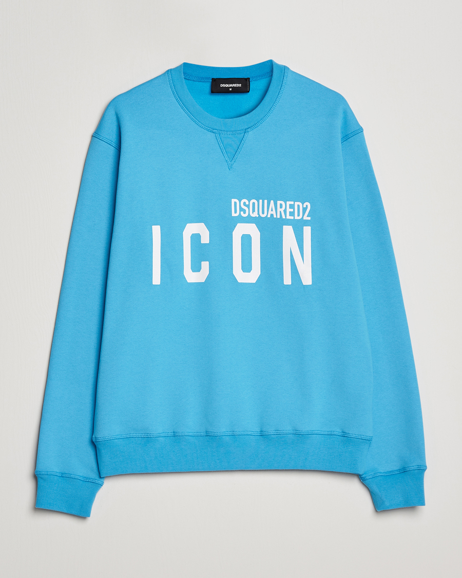 Herren | Pullover | Dsquared2 | Icon Logo Sweatshirt Blue Miami
