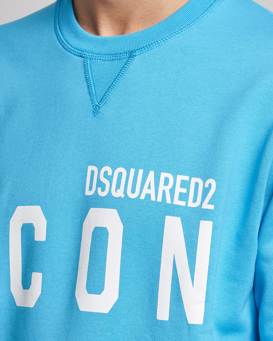 Herren | Pullover | Dsquared2 | Icon Logo Sweatshirt Blue Miami