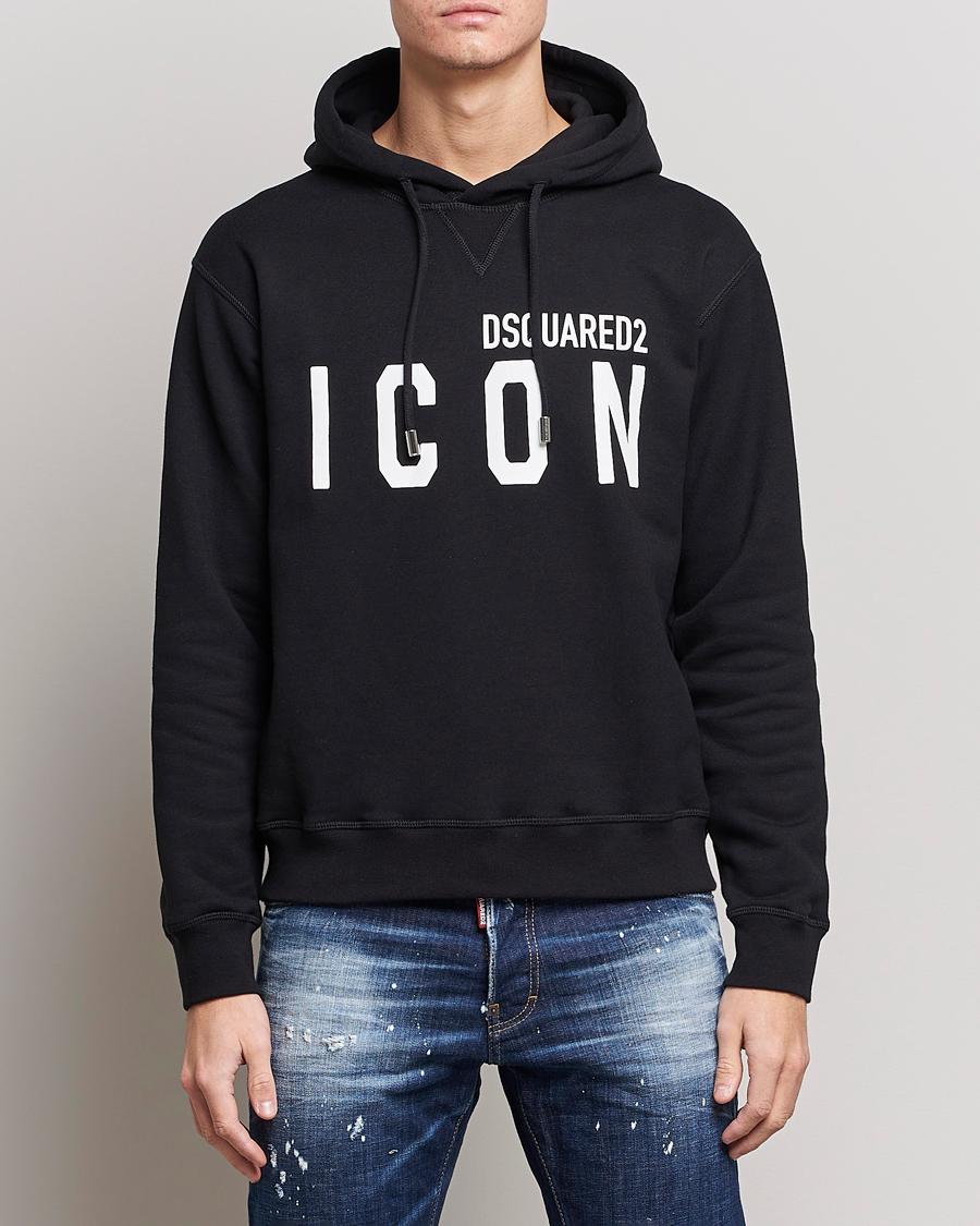 Men |  | Dsquared2 | Icon Logo Hoodie Black