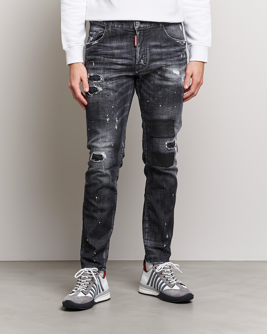 Herren | Dsquared2 | Dsquared2 | Skater Jeans Medium Black Wash
