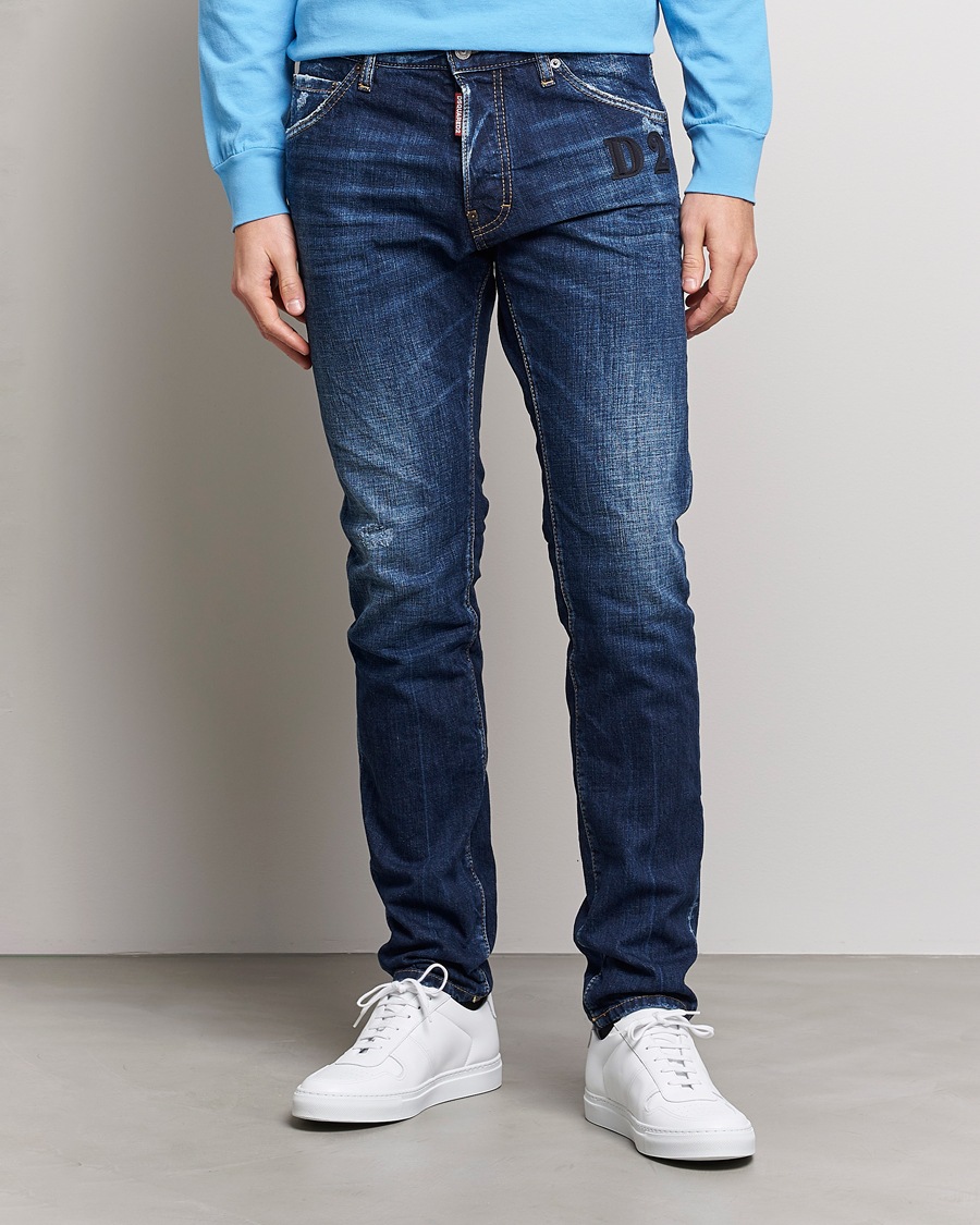 Herren | Jeans | Dsquared2 | Skater Jeans Dark Blue Wash