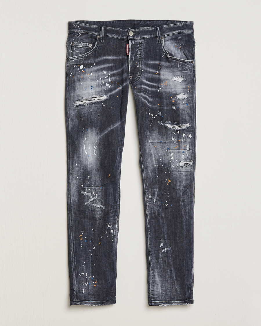 Herren | Jeans | Dsquared2 | Skater Jeans Black Wash