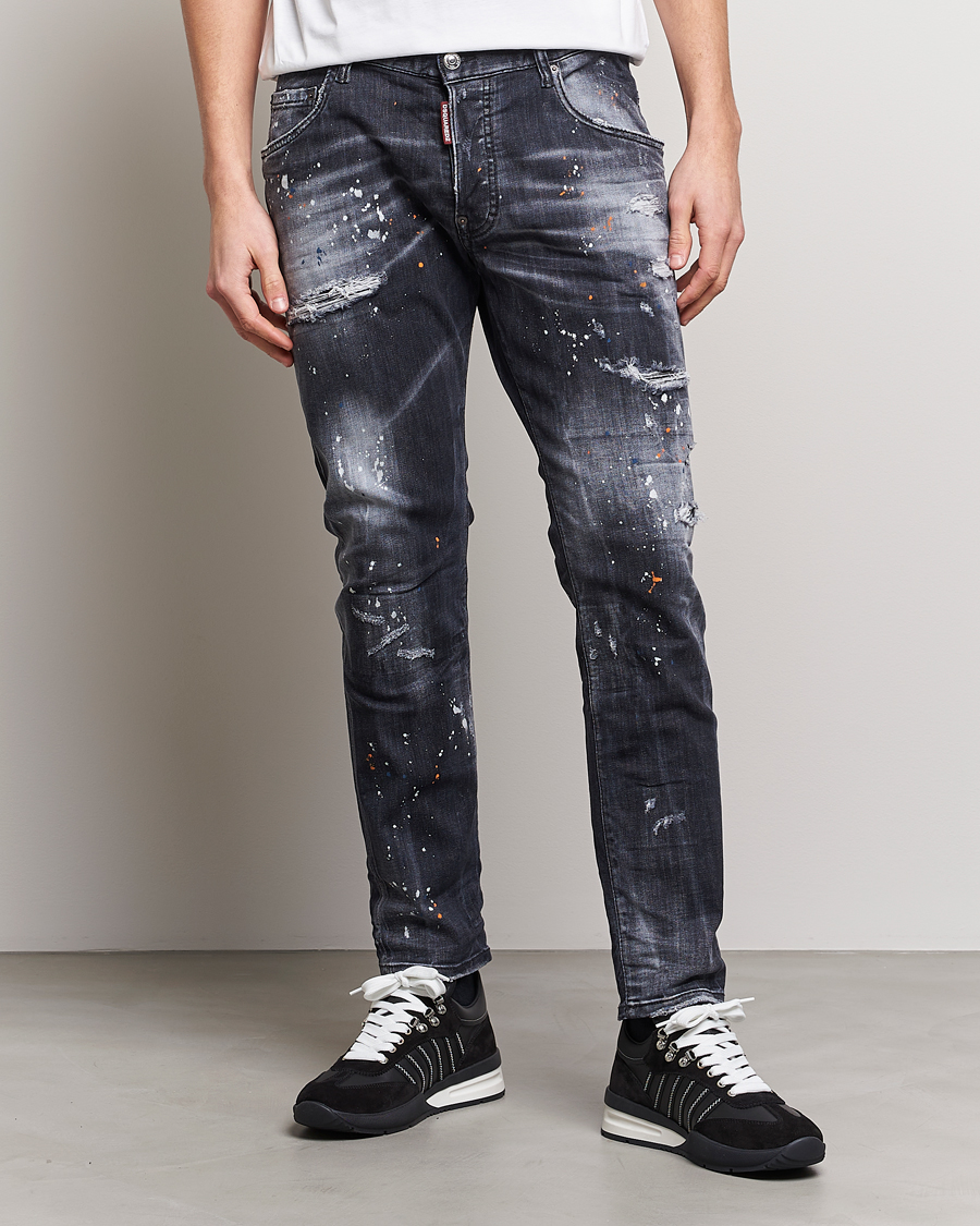Herren | Jeans | Dsquared2 | Skater Jeans Black Wash