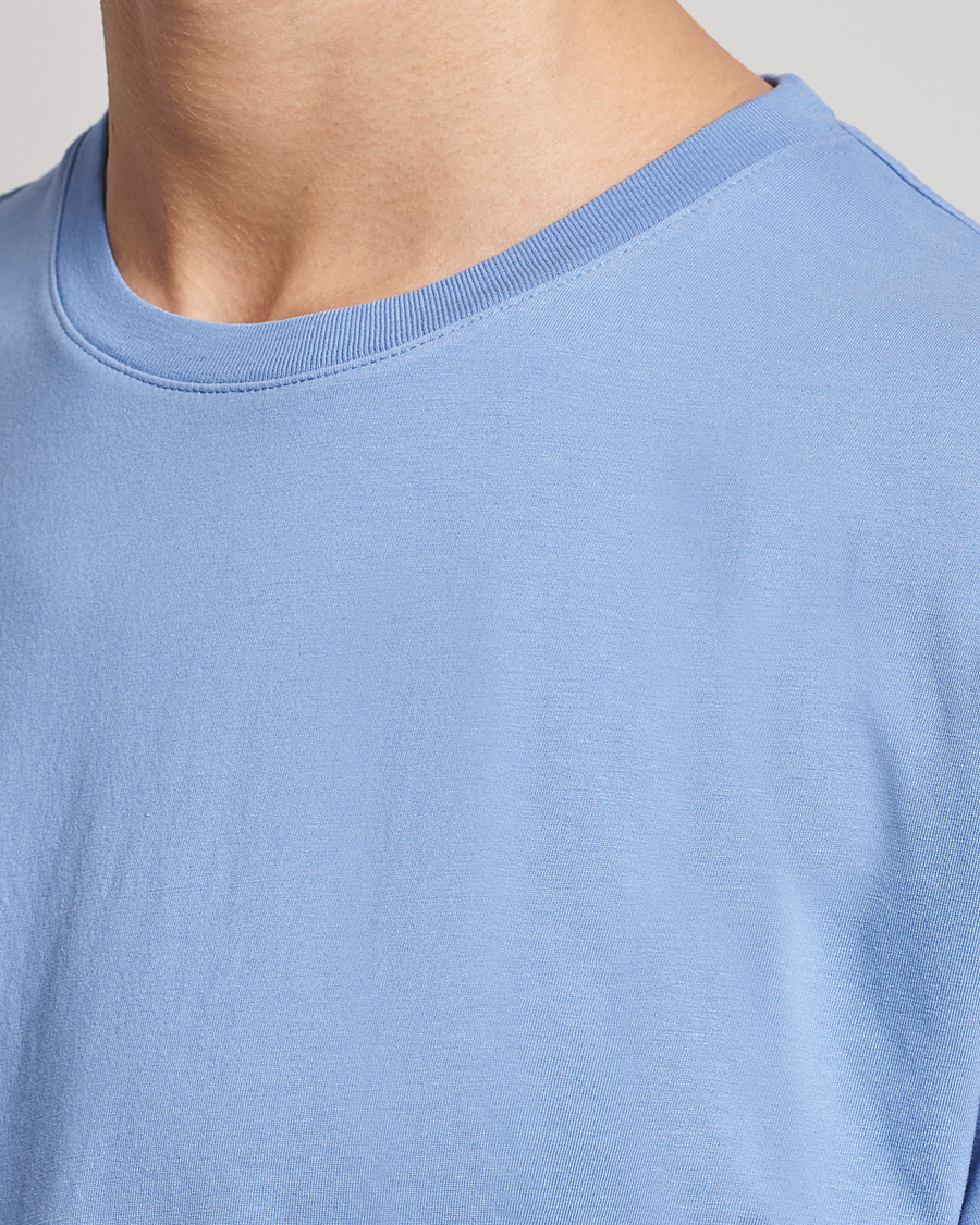 Herren | T-Shirts | Jeanerica | Marcel Crew Neck T-Shirt Sky Blue