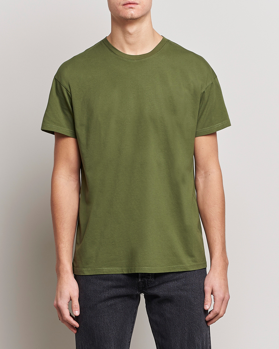 Herren |  | Jeanerica | Marcel Crew Neck T-Shirt Army Green