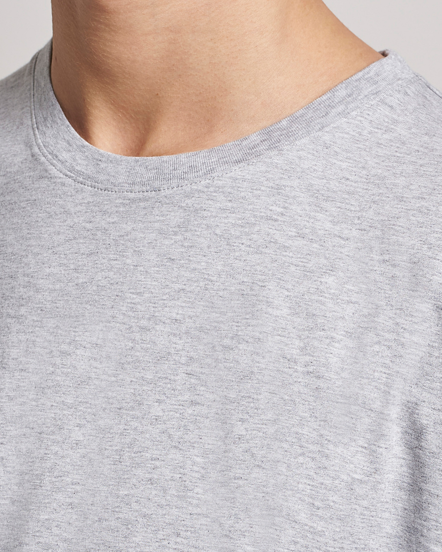 Herren | T-Shirts | Jeanerica | Marcel Crew Neck T-Shirt Light Grey Melange