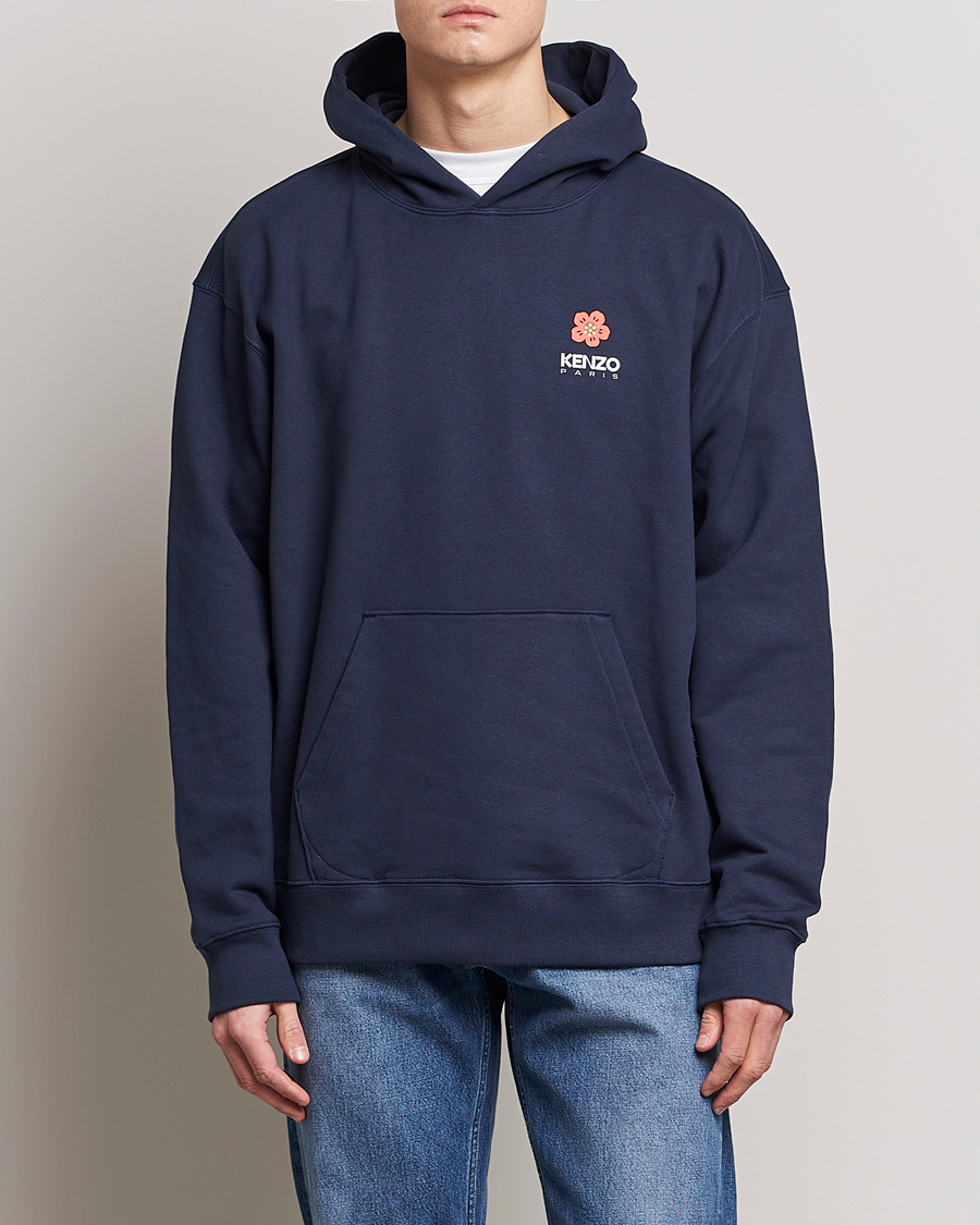 Herren |  | KENZO | Boke Flower Hoodie Midnight Blue
