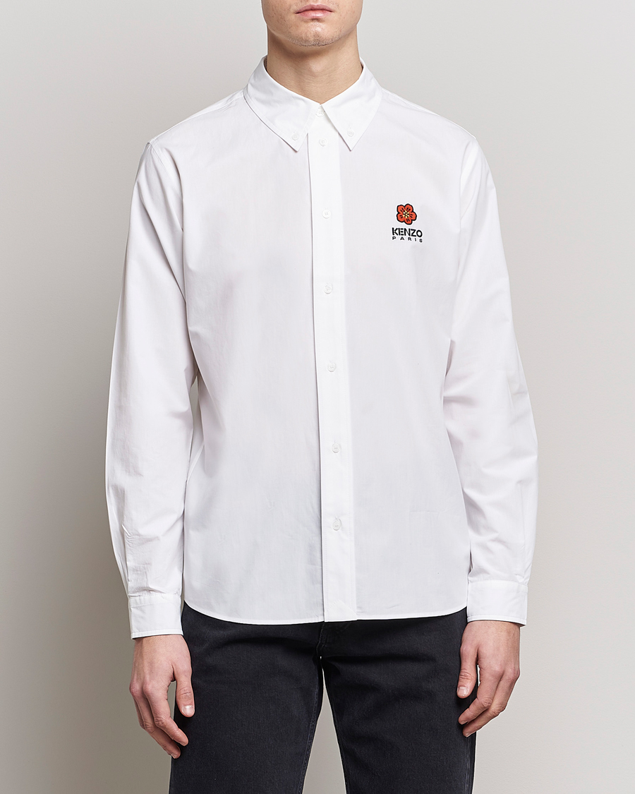 Herren |  | KENZO | Boke Flower Crest Casual Shirt White