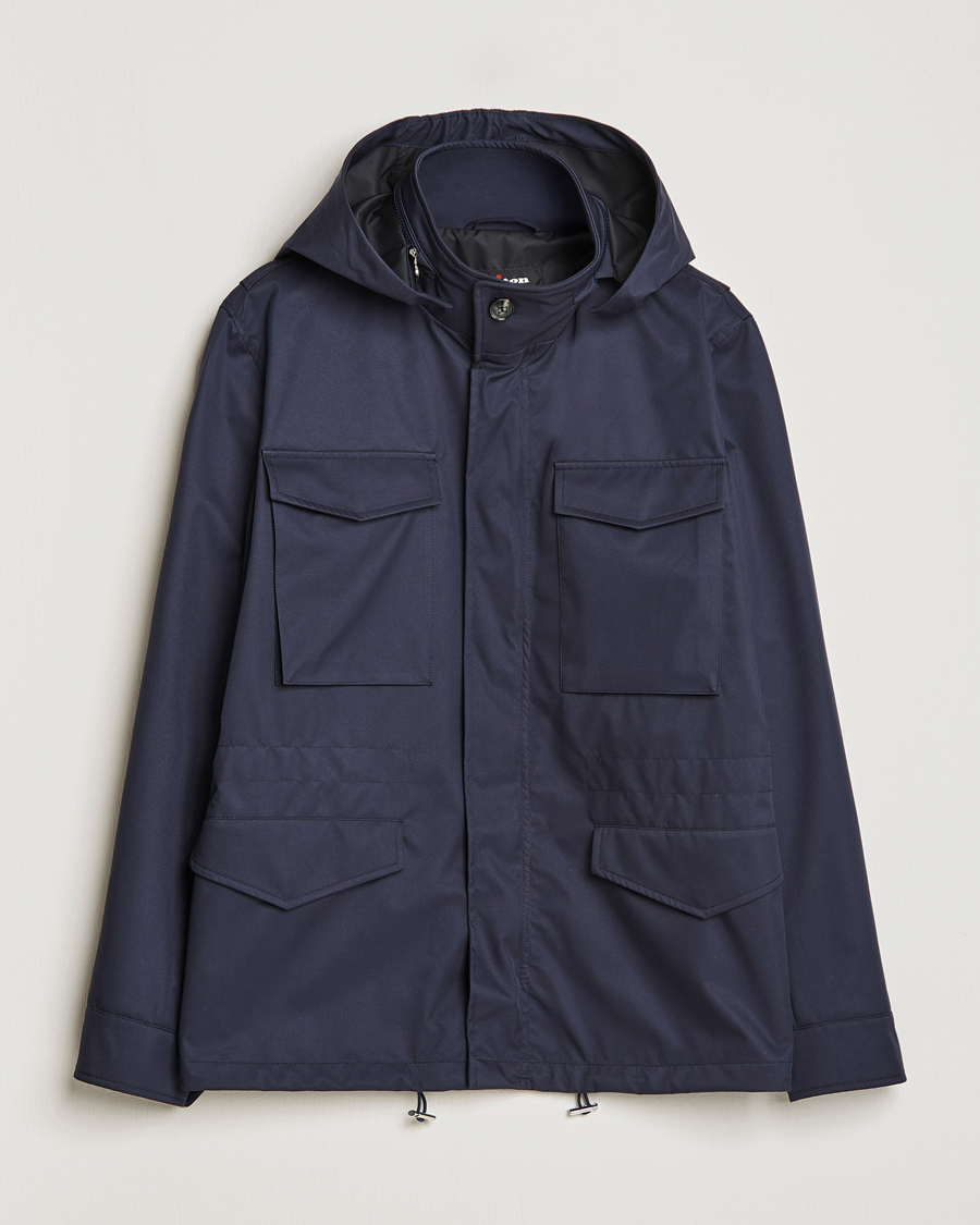 Herren | Jacken | Kiton | Nylon Field Jacket Navy