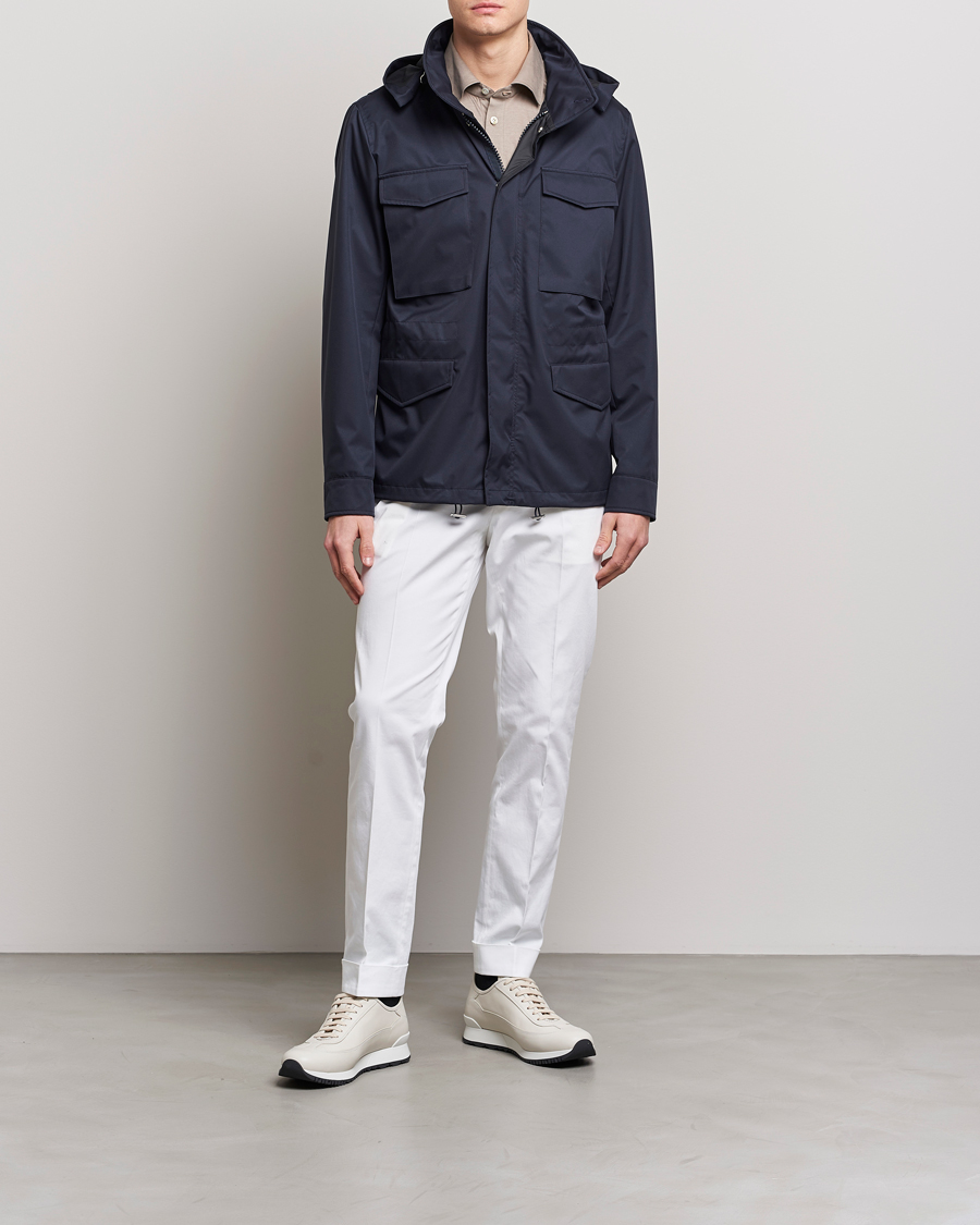 Herren | Jacken | Kiton | Nylon Field Jacket Navy