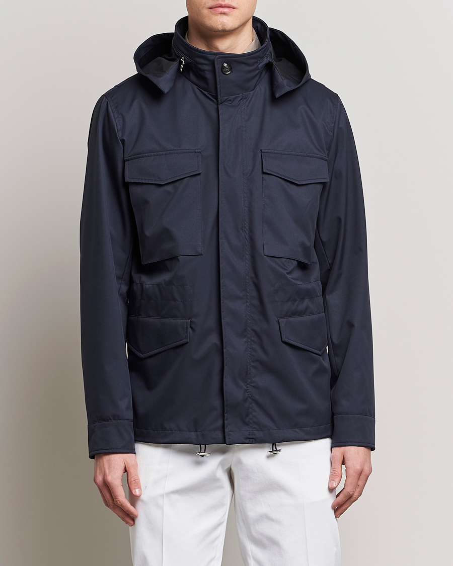 Herren | Jacken | Kiton | Nylon Field Jacket Navy