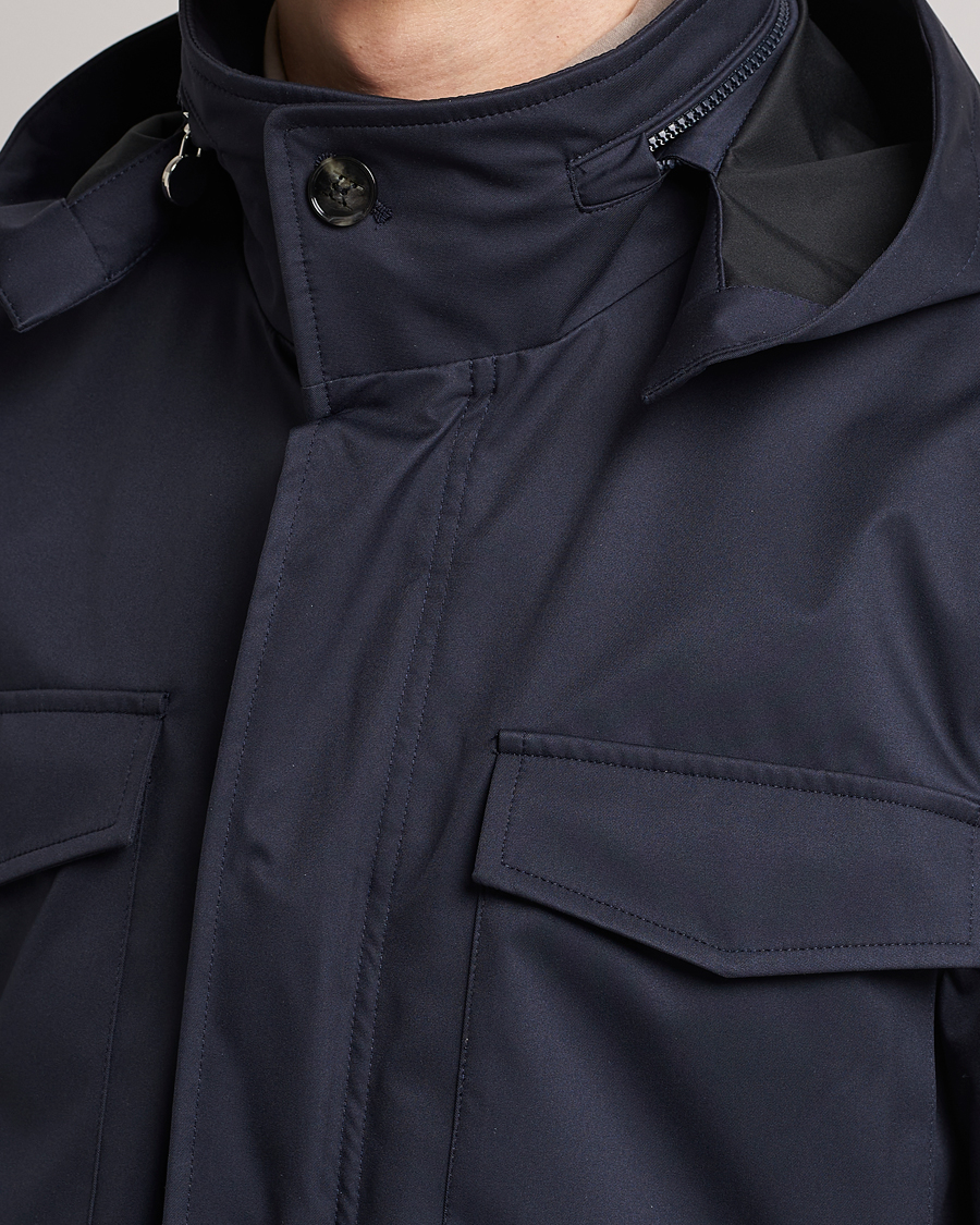 Herren | Jacken | Kiton | Nylon Field Jacket Navy
