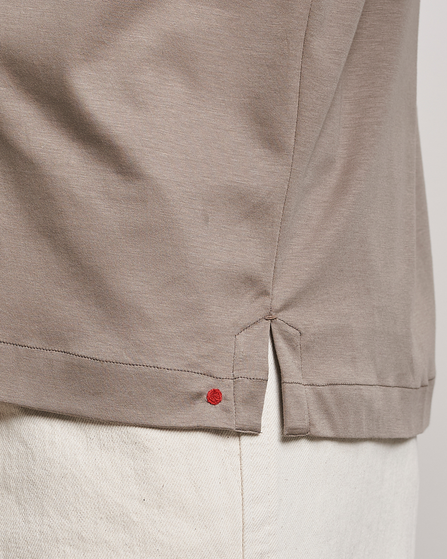 Herren | Hemden | Kiton | Popover Shirt Beige