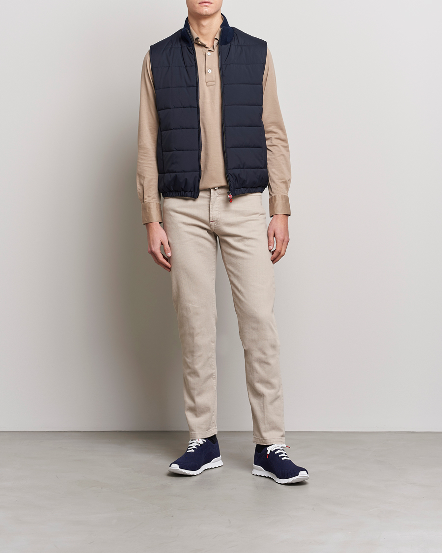 Herren | Hosen | Kiton | Kurabo 5-Pocket Pants Light Beige