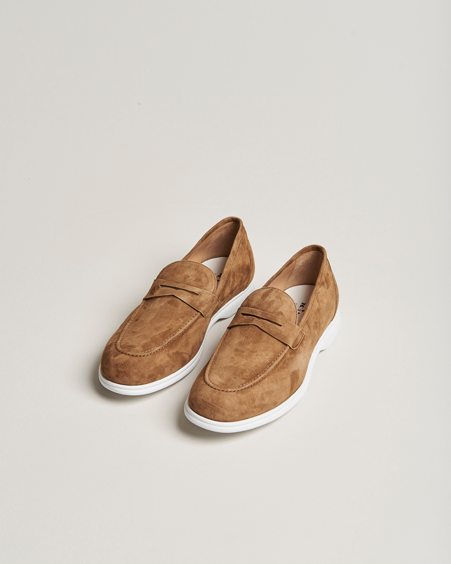Herren | | Kiton | Summer Loafers Brown Suede