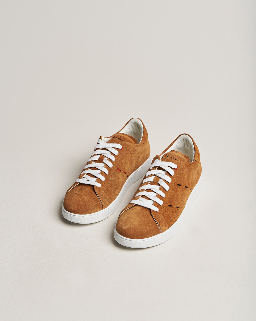 Herren |  | Kiton | Plain Sneakers Brown Suede