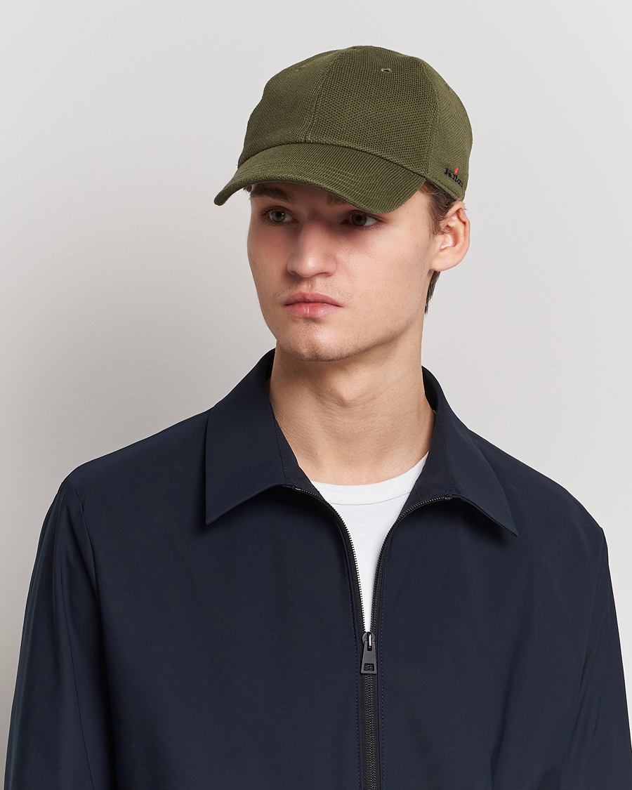 Herren |  | Kiton | Baseball Cap Military Green