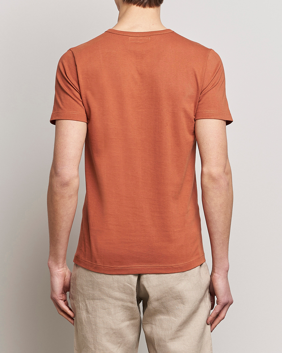 Herren | T-Shirts | Merz b. Schwanen | 1950s Classic Loopwheeled T-Shirt Sierra Red