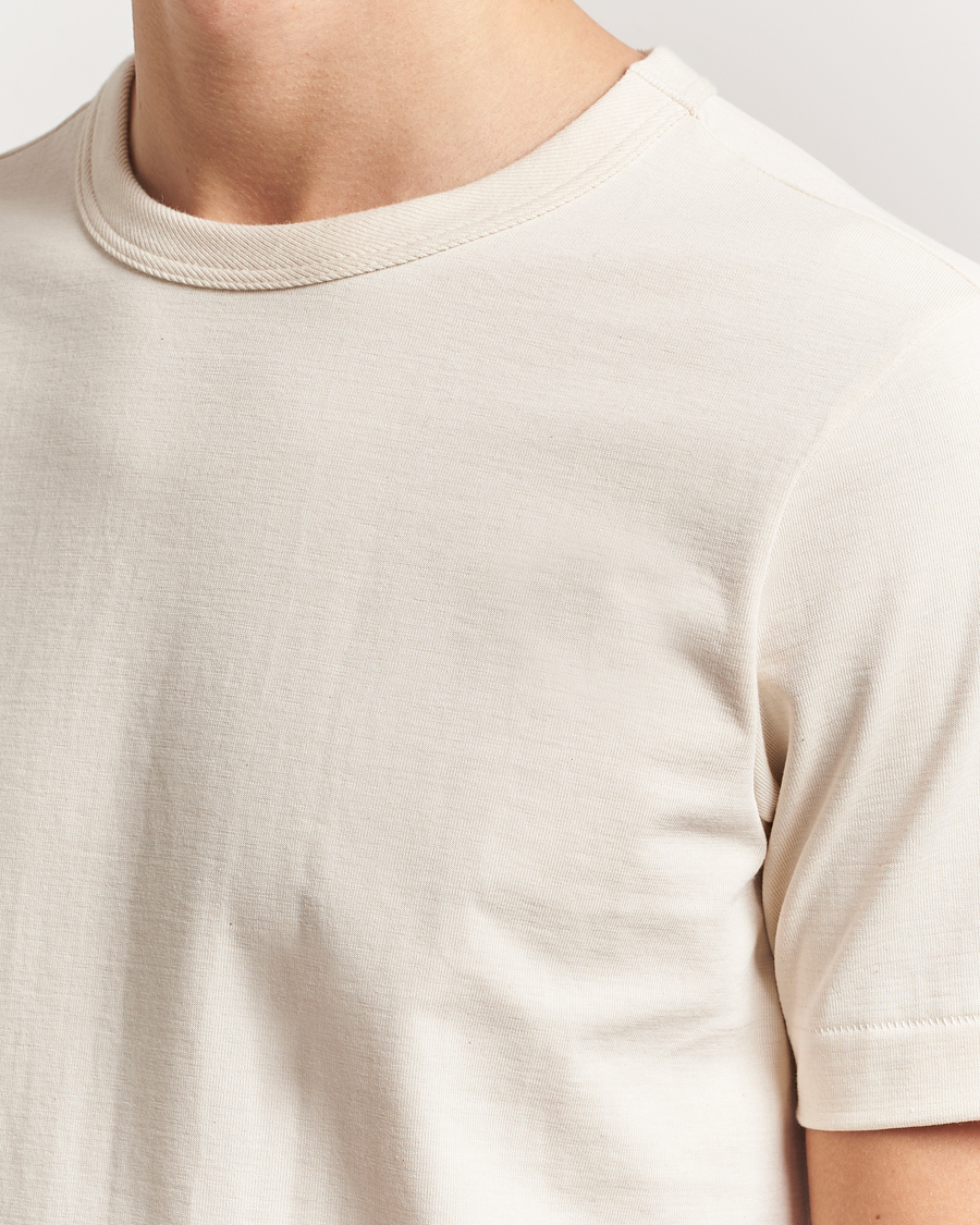 Herren | T-Shirts | Merz b. Schwanen | Relaxed Loopwheeled Sturdy T-Shirt Nature