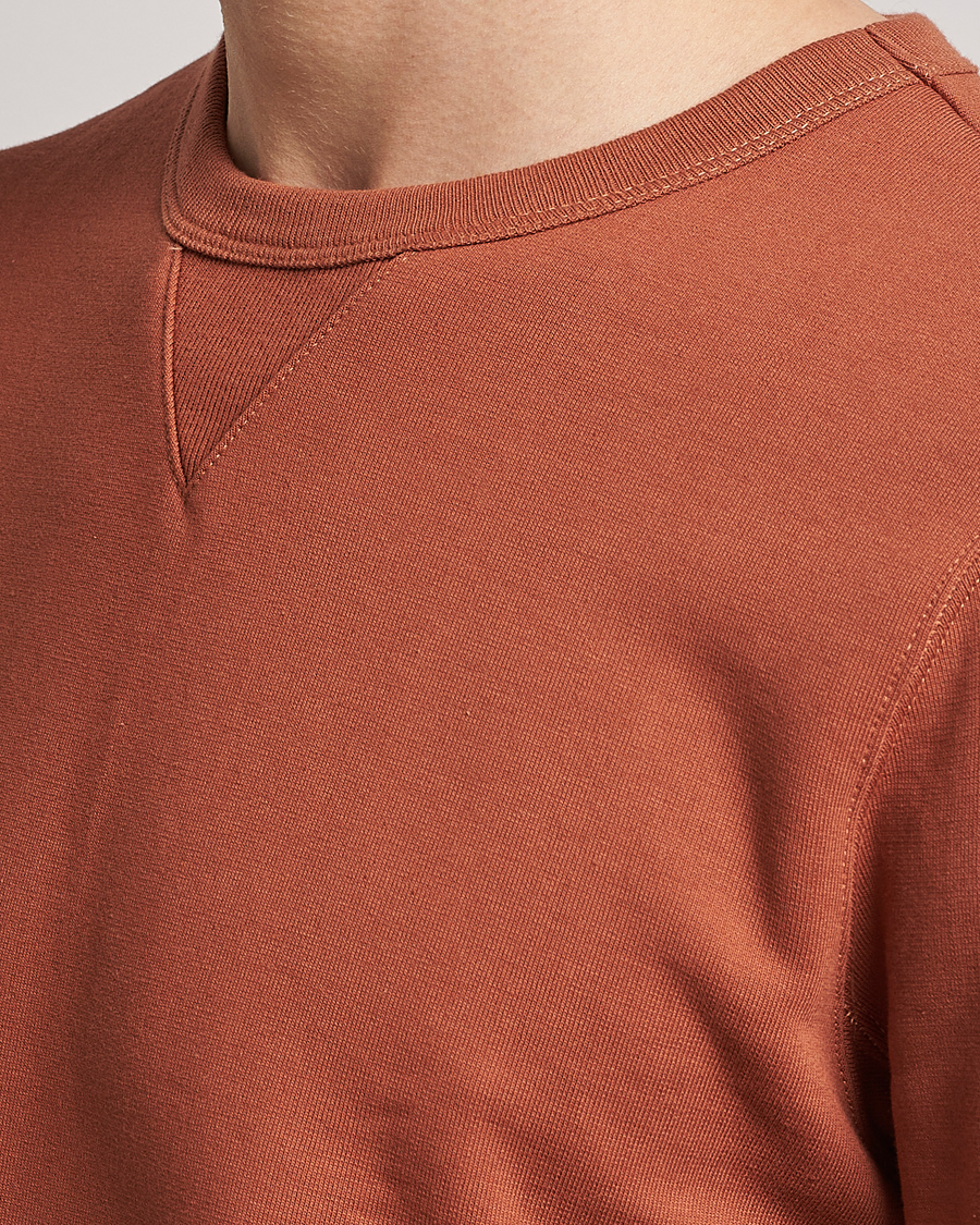 Herren | Pullover | Merz b. Schwanen | Organic Cotton Crew Neck Sweat Sierra Red