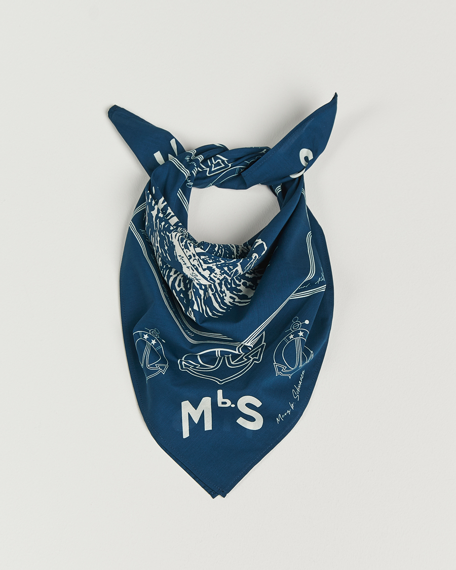 Herren | Tücher | Merz b. Schwanen | Cotton Bandana Ink Blue