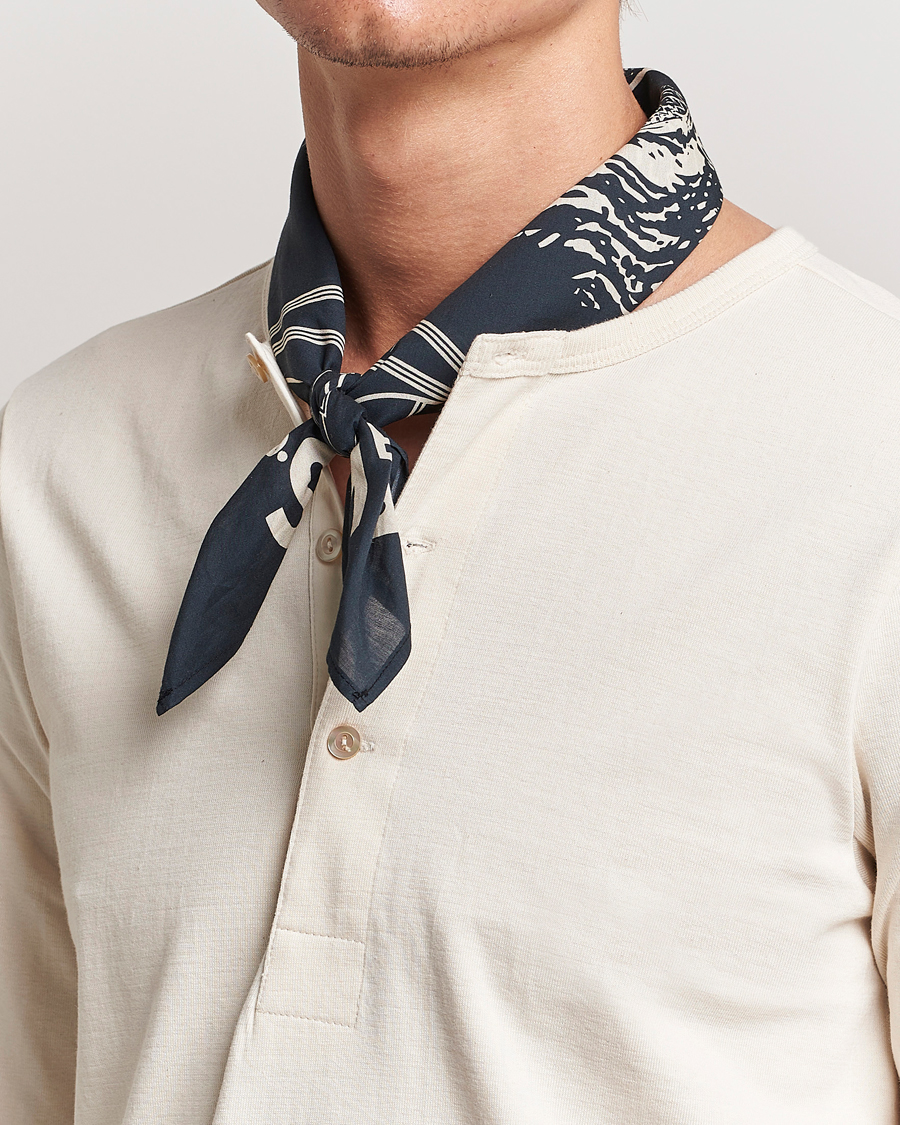 Herren | Tücher | Merz b. Schwanen | Cotton Bandana Charcoal