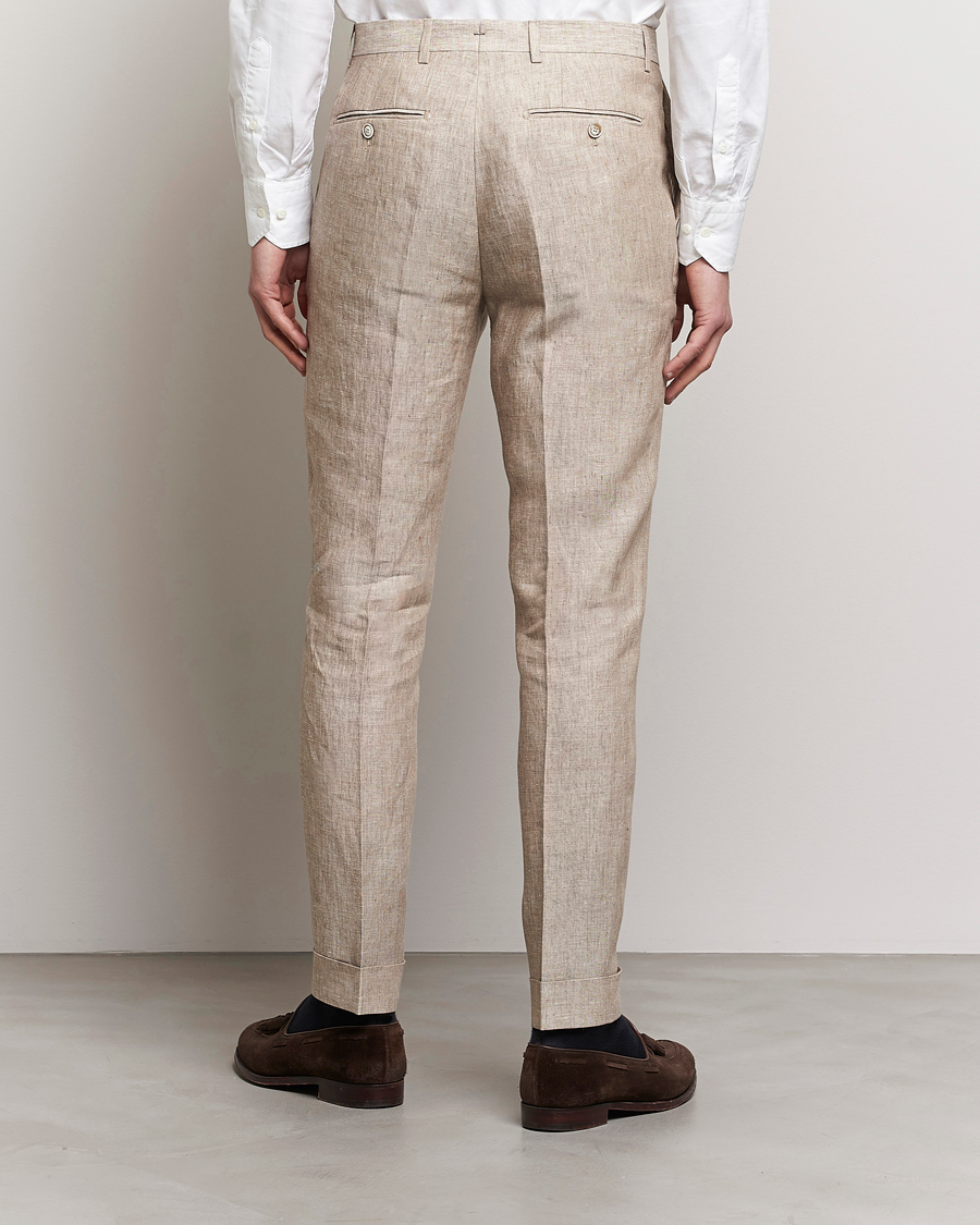 Herren | Hosen | Morris Heritage | Jack Linen Suit Trousers Beige