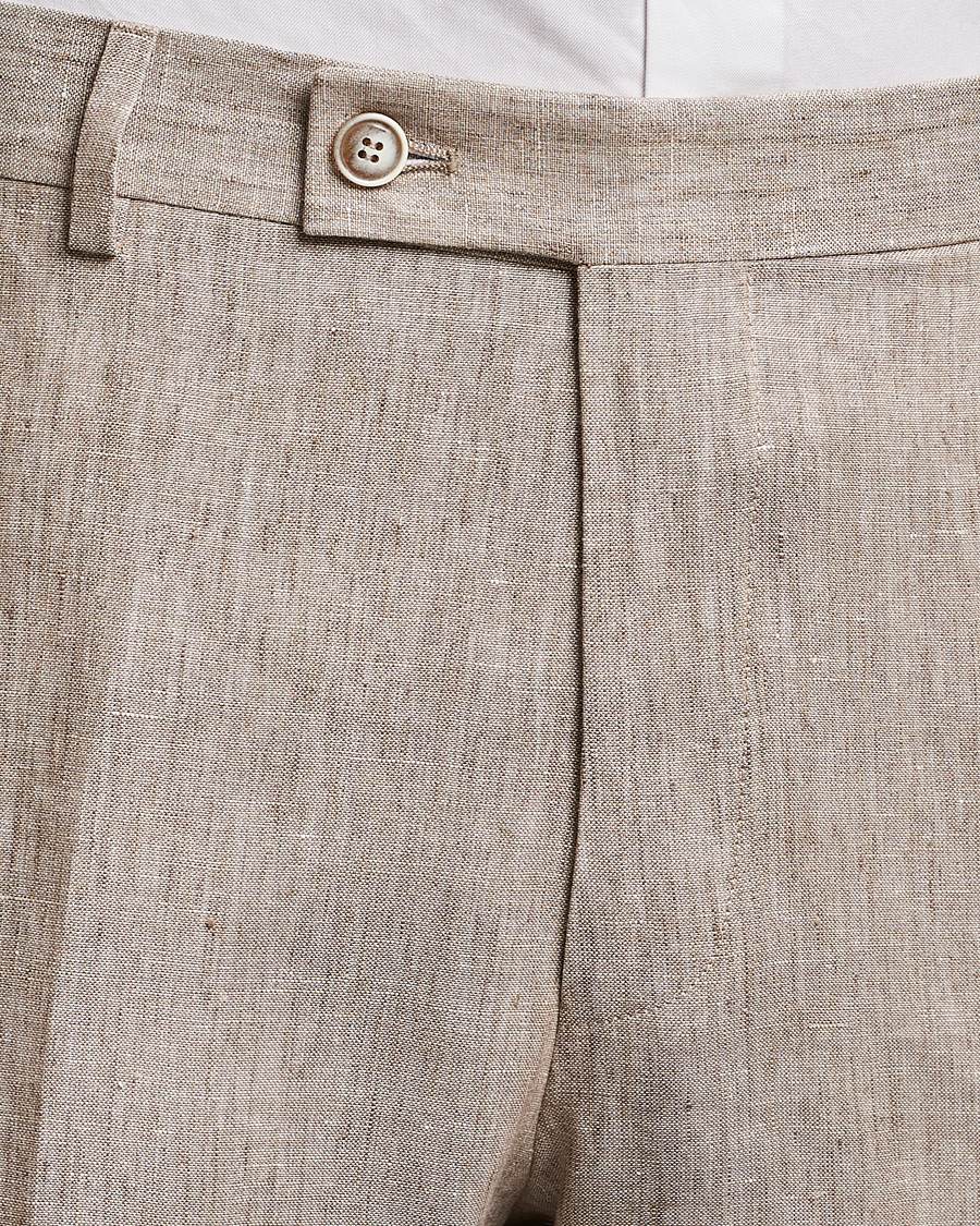 Herren | Hosen | Morris Heritage | Jack Linen Suit Trousers Beige