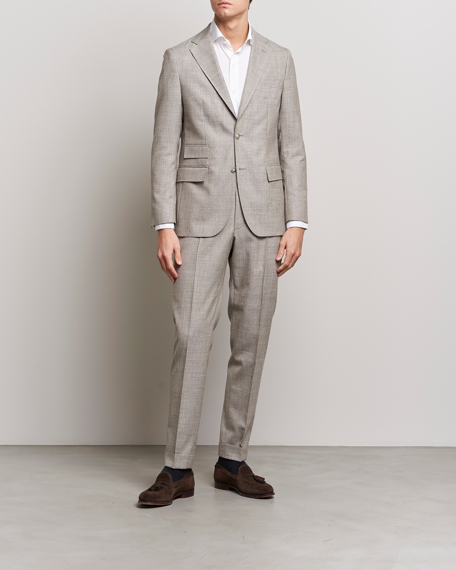 Herren | Sakkos | Morris Heritage | Keith Tropical Wool Suit Blazer Khaki