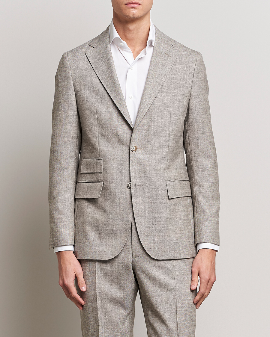 Herren |  | Morris Heritage | Keith Tropical Wool Suit Blazer Khaki