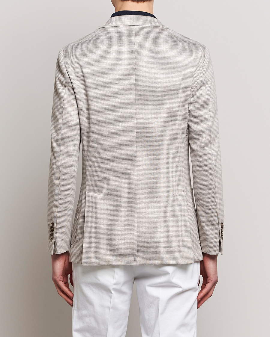 Herren | Sakkos | Morris Heritage | Mike Dogtooth Jersey Blazer Beige