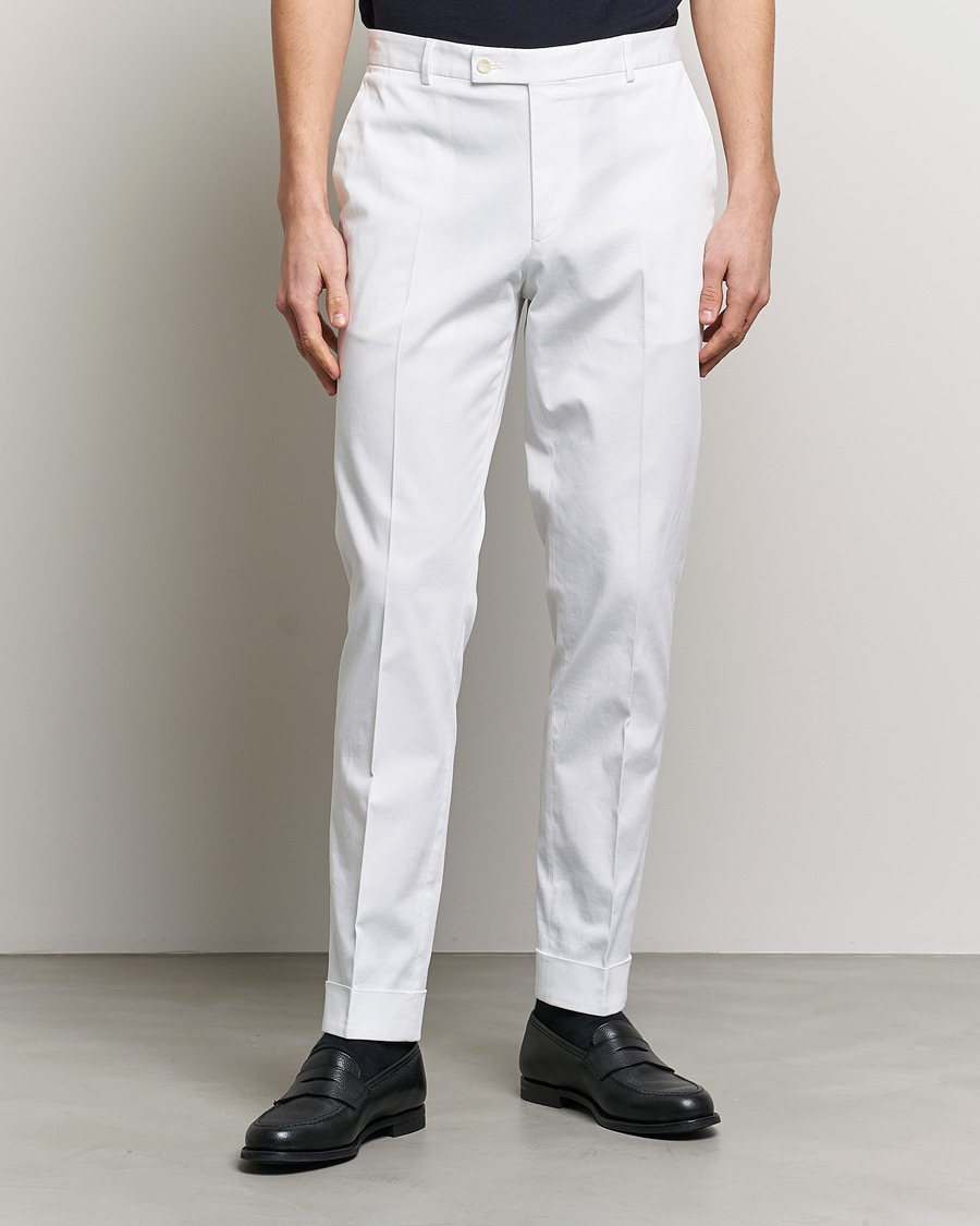 Herren | Hosen | Morris Heritage | Jack Cotton Trousers Off White