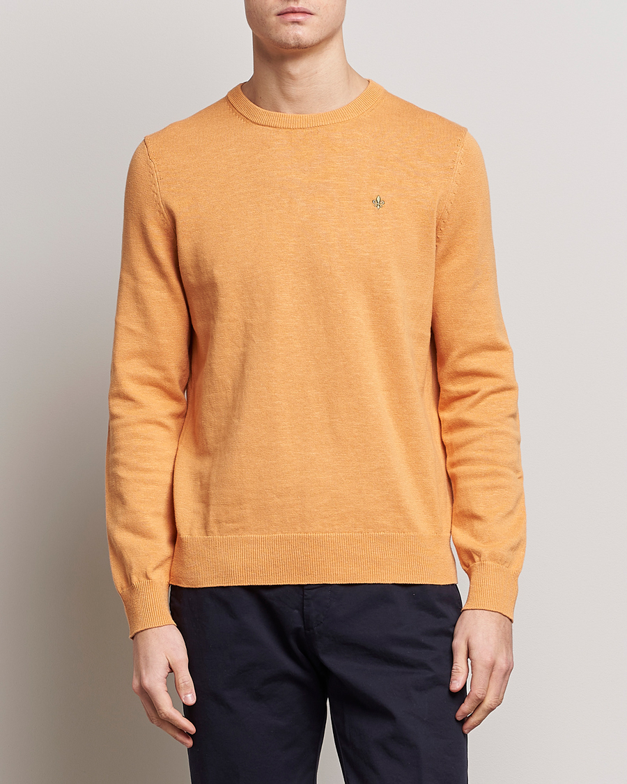 Herren | Rundausschnitt | Morris | Harold Summer Crew Neck Orange