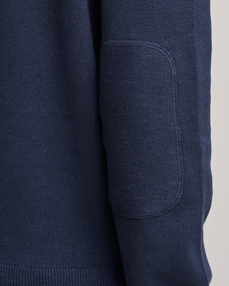 Herren | Pullover | Morris | Harold Summer Crew Neck Blue