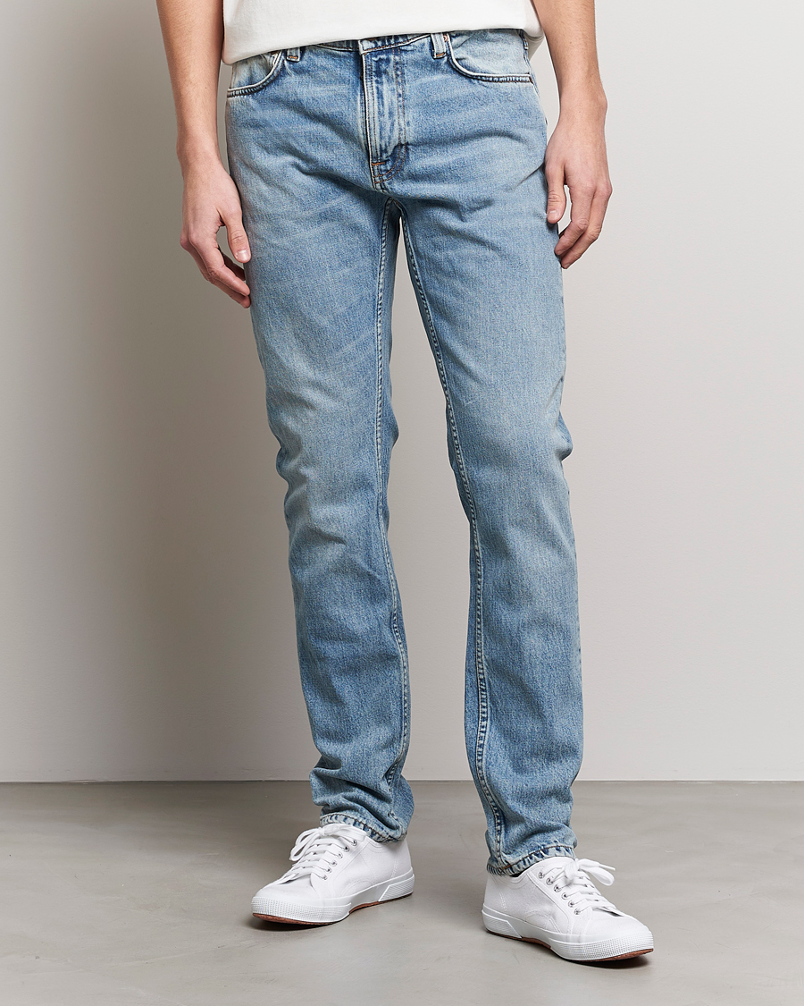 Herren |  | Nudie Jeans | Lean Dean Jeans Cloud Blue