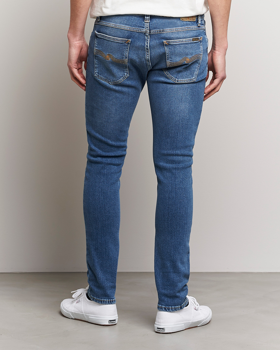 Herren | Jeans | Nudie Jeans | Tight Terry Jeans Inbetween Blues