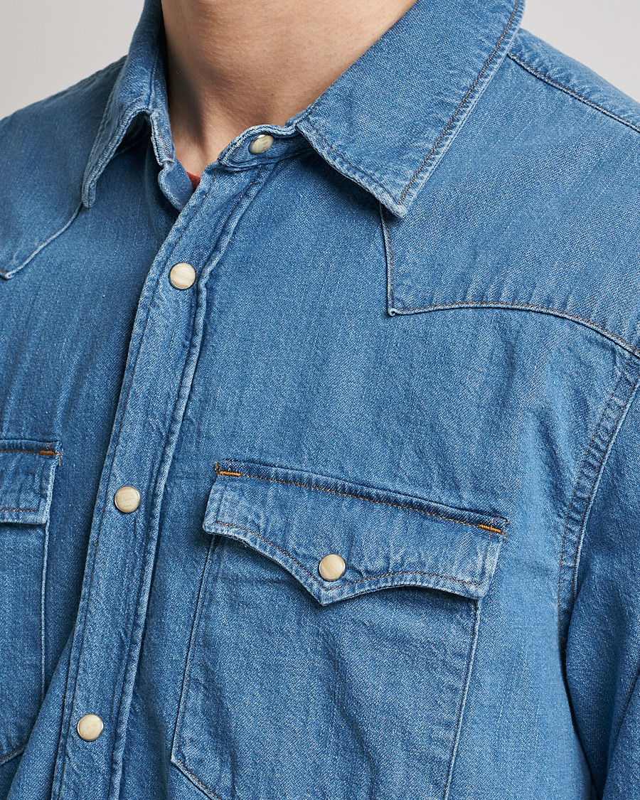 Herren | Hemden | Nudie Jeans | George Denim Shirt Another Kind Of Blue