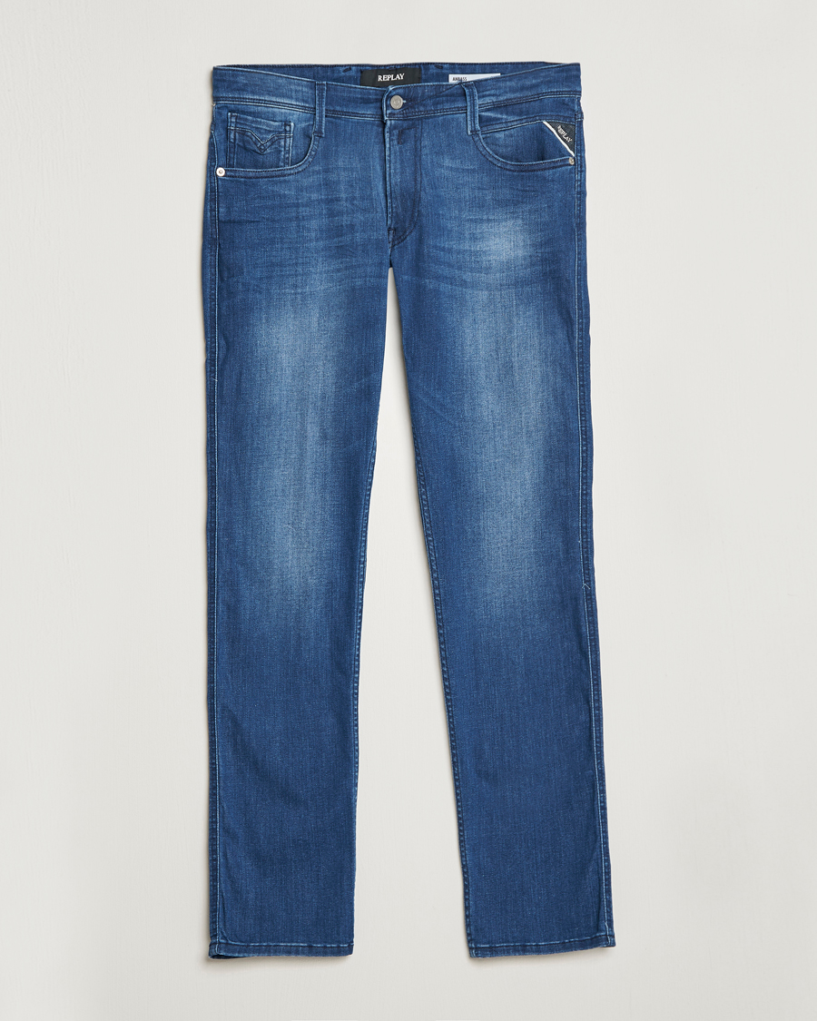 Herren | Jeans | Replay | Anbass Powerstretch Jeans Medium Blue