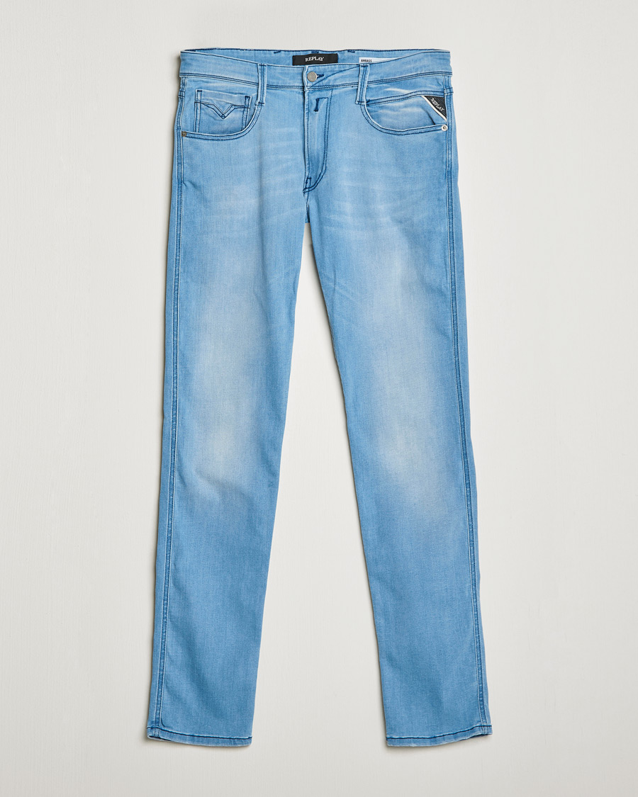 Herren | Jeans | Replay | Anbass Powerstretch Jeans Light Blue