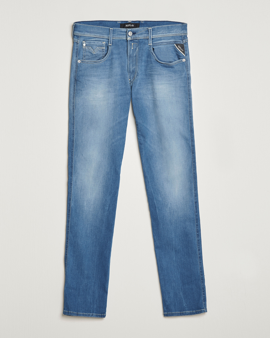 Herren | Jeans | Replay | Anbass Hyperflex Recyceled 360 Jeans Medium Blue