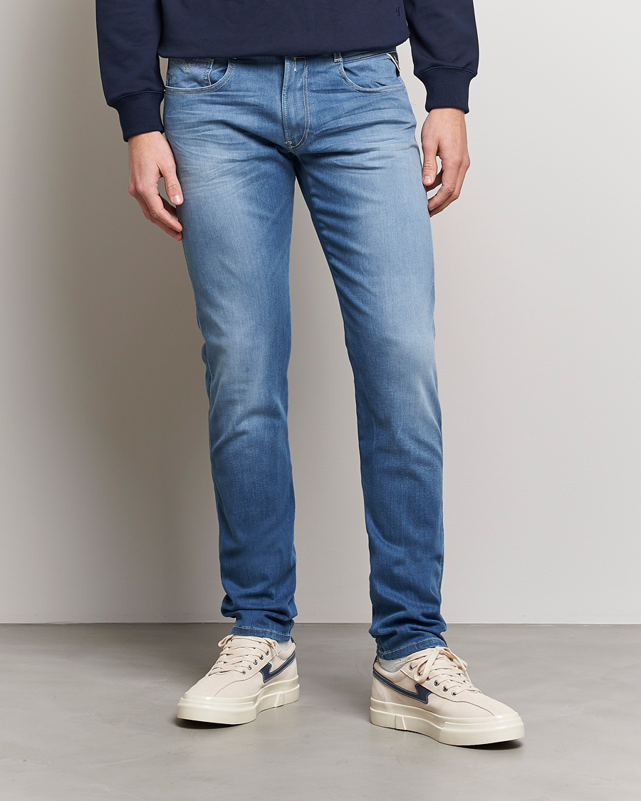 Herren | Jeans | Replay | Anbass Hyperflex Recyceled 360 Jeans Medium Blue