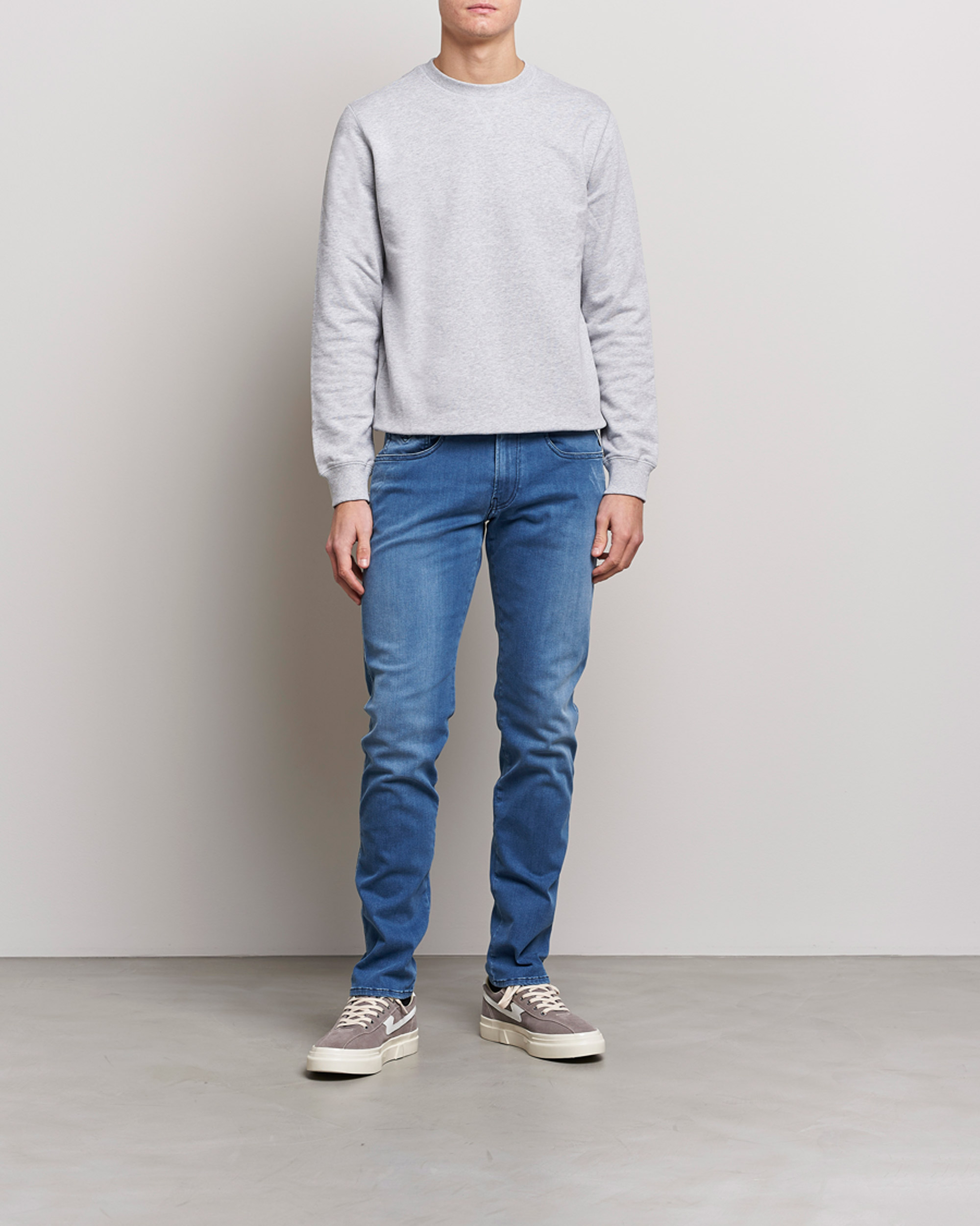 Herren | Jeans | Replay | Anbass Hyperflex Re-Used Jeans Medium Blue