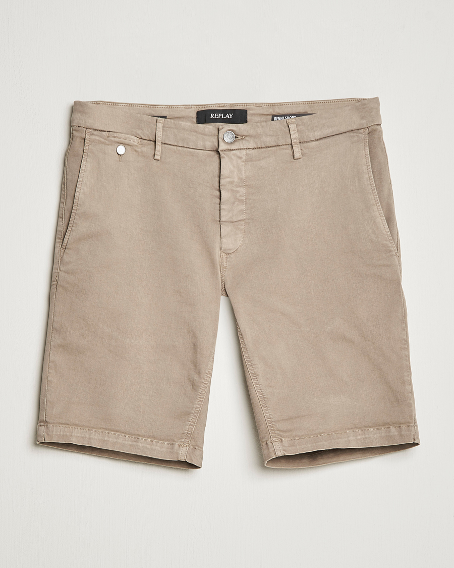 Herren | Shorts | Replay | Benni Hyperflex Shorts Sand