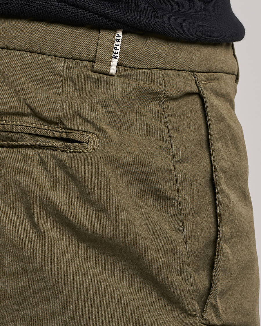 Herren | Shorts | Replay | Sartoriale Chino Shorts Olive Green