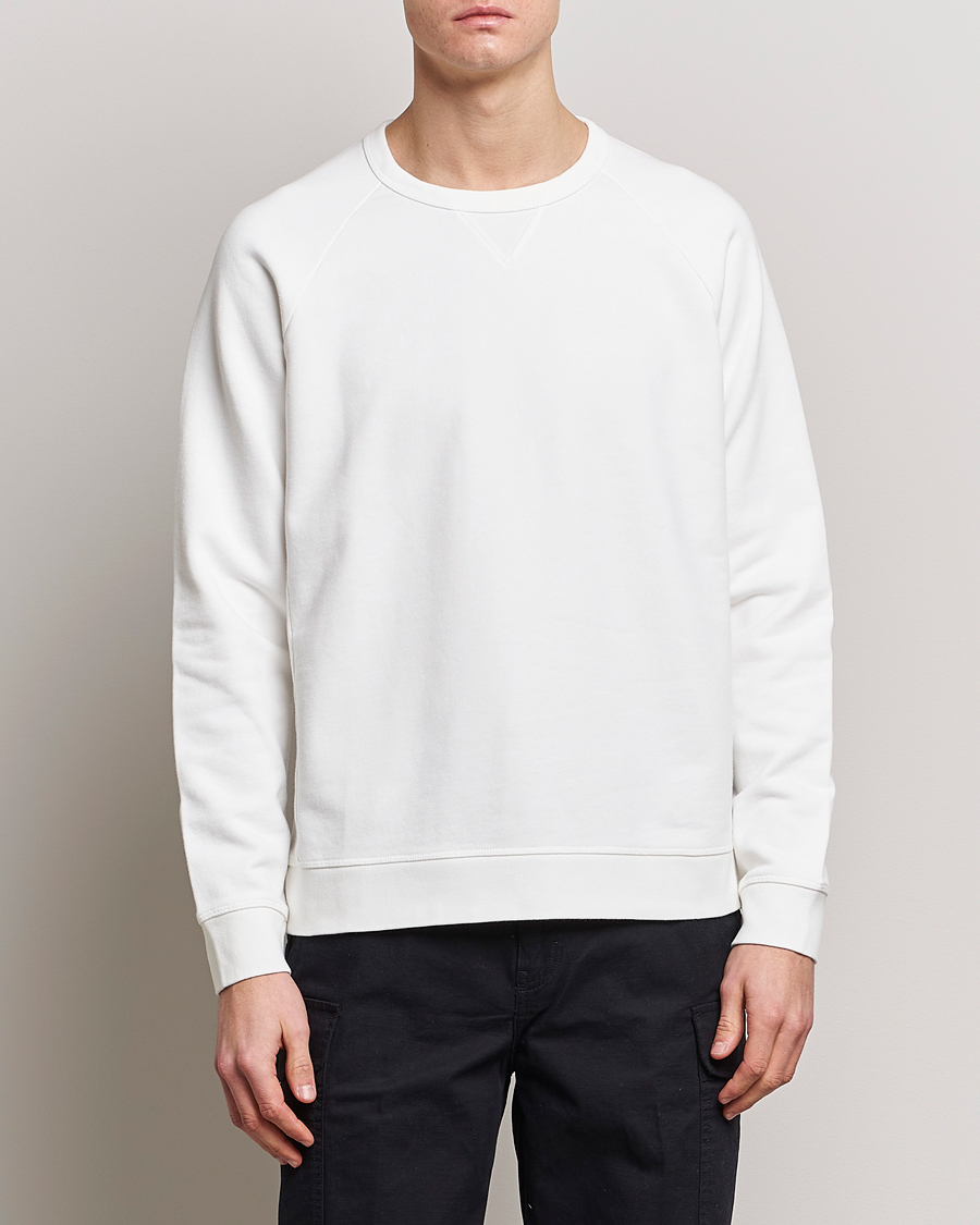 Herren | Pullover | Replay | Sartoriale Jersey Crew Neck Sweatshirt Chalk White