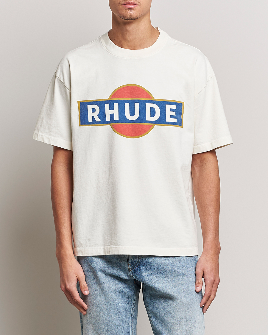 Herren | Rhude | Rhude | Vintage Racer T-Shirt White