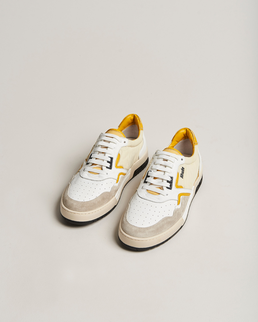 Herren | Rhude Racing Sneakers White/Beige | Rhude | Racing Sneakers White/Beige